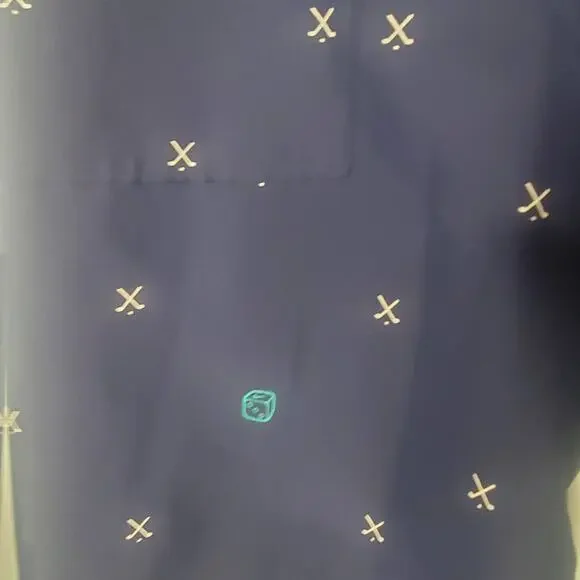 Nike Flex Charm Novelty Golf Print Dri-Fit Slim Shorts Blue 34 Belted CQ4877-451 - Picture 5 of 12